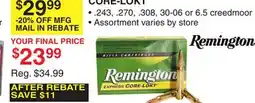 Dunham's Sports REMINGTON CORE-LOKT offer