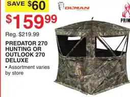 Dunham's Sports PREDATOR 270 HUNTING OR OUTLOOK 270 DELUXE offer