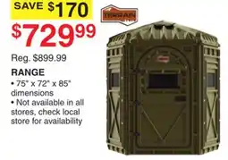 Dunham's Sports TERRAIN RANGE offer
