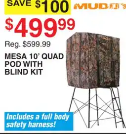 Dunham's Sports MUDDY MESA 10' QUAD POD WITH BLIND KIT offer