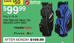 Dunham's Sports TPS 7000 OR TMAX 700 DELUXE CART BAG offer