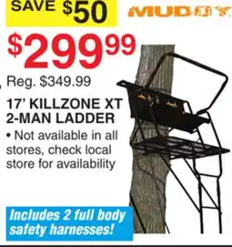 Dunham's Sports MUDDY 17' KILLZONE XT 2-MAN LADDER offer