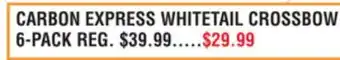 Dunham's Sports CARBON EXPRESS WHITETAIL CROSSBOW 6-PACK offer