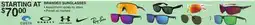 Dunham's Sports BRANDED SUNGLASSES offer