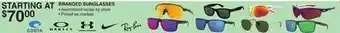 Dunham's Sports BRANDED SUNGLASSES offer