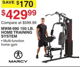 Dunham's Sports MARCY MWM 150 LB. HOME TRAINING SYSTEM offer