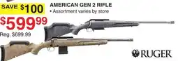 Dunham's Sports RUGER AMERICAN GEN 2 RIFLE offer