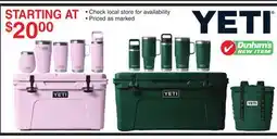 Dunham's Sports YETI offer