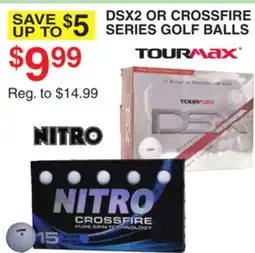 Dunham's Sports DSX2 OR CROSSFIRE SERIES GOLF BALLS offer