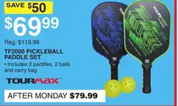 Dunham's Sports TOURMAX PICKLEBALL PADDLE SET offer