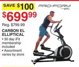 Dunham's Sports CARBON EL ELLIPTICAL offer