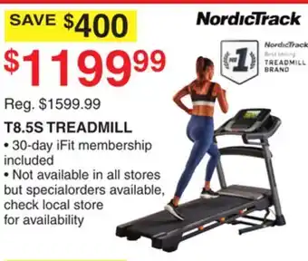 Dunham's Sports T8.5S TREADMILL offer