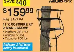 Dunham's Sports 18' CROSSFIRE XT 2-MAN LADDER offer