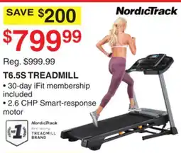 Dunham's Sports NORDICTRACK T6.5S TREADMILL offer