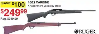 Dunham's Sports 10/22 CARBINE offer