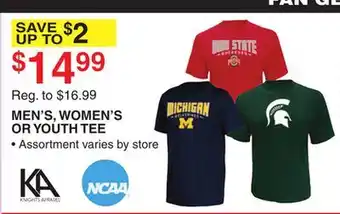 Dunham's Sports MEN'S, WOMEN'S OR YOUTH TEE offer