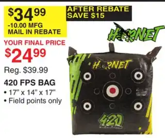 Dunham's Sports 420 FPS BAG offer