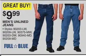 Dunham's Sports MEN'S UNLINED JEANS offer