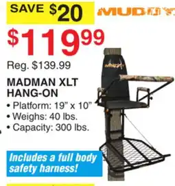 Dunham's Sports MUDDY MADMAN XLT HANG-ON offer