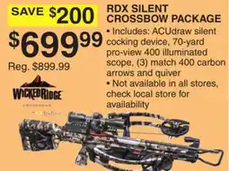 Dunham's Sports RDX SILENT CROSSBOW PACKAGE offer