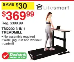 Dunham's Sports TM2202 3-IN-1 TREADMILL offer