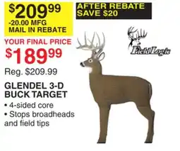 Dunham's Sports FIELD LOGIC GLENDEL 3-D BUCK TARGET offer