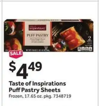 Stop&Shop Taste of Inspirations Puff Pastry Sheets offer