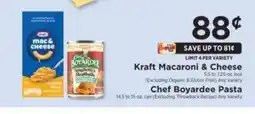 ShopRite Kraft Macaroni & Cheese / Chef Boyardee Pasta offer
