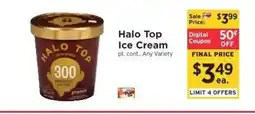 ShopRite Halo Top Ice Cream offer