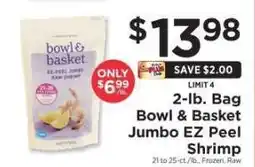 ShopRite Bowl & Basket Jumbo EZ-Peel Shrimp offer