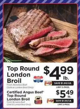 ShopRite Top Round London Broil offer