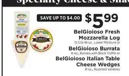 ShopRite BelGioioso Cheese offer