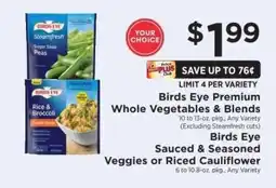 ShopRite Birds Eye Vegetables offer