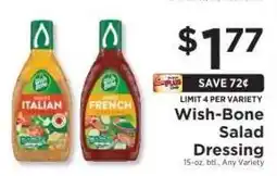 ShopRite Wish-Bone Salad Dressing offer