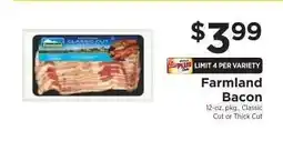 ShopRite Farmland Bacon offer