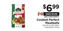 ShopRite Cooked Perfect Meatballs offer