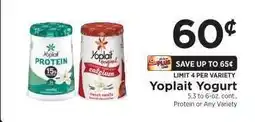 ShopRite Yoplait Yogurt offer