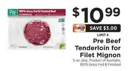ShopRite Pre Beef Tenderloin for Filet Mignon offer