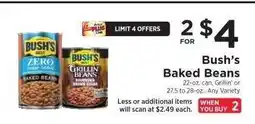 ShopRite Bush's Baked Beans offer