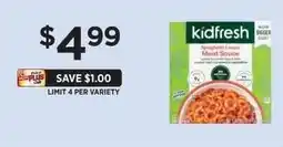 ShopRite Kidfresh Spaghetti Loops Meat Sauce offer