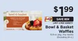 ShopRite Bowl & Basket Waffles offer
