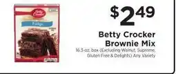 ShopRite Betty Crocker Brownie Mix offer