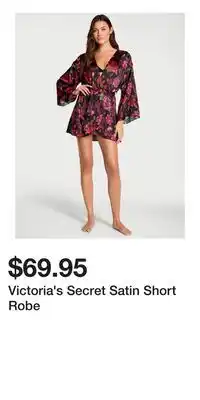 Victoria's Secret Victoria's Secret Satin Short Robe offer