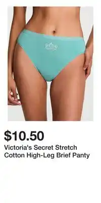 Victoria's Secret Victoria's Secret Stretch Cotton High-Leg Brief Panty offer