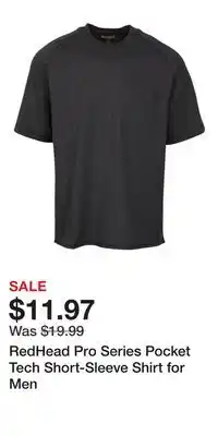 Cabela's RedHead Pro Series Pocket Tech Short-Sleeve Shirt for Men offer