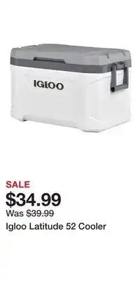 Cabela's Igloo Latitude 52 Cooler offer