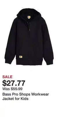 Cabela's Bass Pro Shops Workwear Jacket for Kids offer