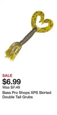 Cabela's Bass Pro Shops XPS Skirted Double Tail Grubs offer