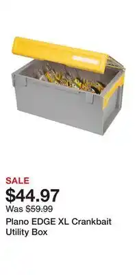 Cabela's Plano EDGE XL Crankbait Utility Box offer