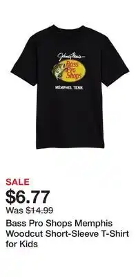 Cabela's Bass Pro Shops Memphis Woodcut Short-Sleeve T-Shirt for Kids offer
